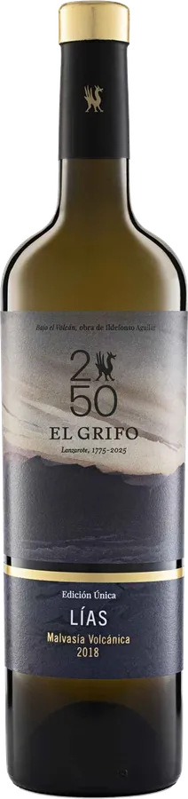 Botella de El Grifo 250 Aniversario Malvasía Volcánica Lías